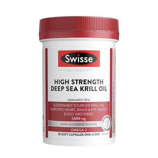 Swisse高强度磷虾油软胶囊58粒 商品图0