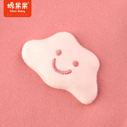 棉果果冬季新品内衣家居5A抗菌女童对开连体衣M421722423730 商品图1