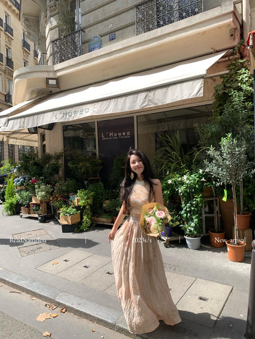 Read Nameless /肉粉来塞尔长开衫+晚霞针织背心+法式点染肌理裙 商品图5