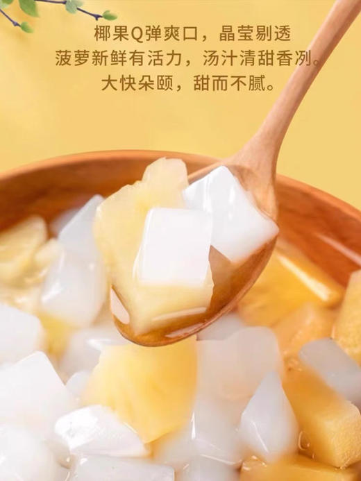 喜多多菠萝椰果罐头245g 商品图2