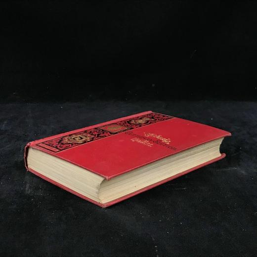 1871年 司各特《红铁手骑士》 约5幅版画插图 漆布精装32开 商品图1