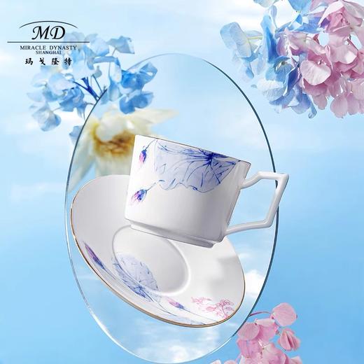 【春上新】10楼玛戈隆特4头香奈直身咖啡杯碟-荷莲盛宴  吊牌价：899元 活动价：629元 商品图2