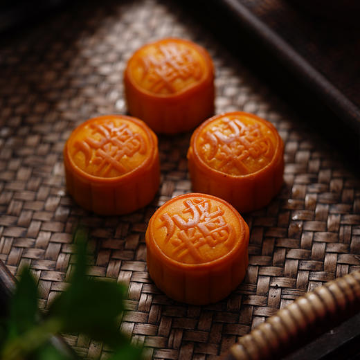 香港九龙半岛迷你奶黄月饼8个礼盒装400g港式糕点中秋节礼品 商品图2