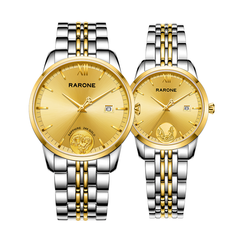 臻诚系列837001石英对表