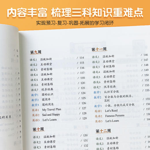 【斗半匠】小学1-6年级每日语数英半小时晚读 商品图4