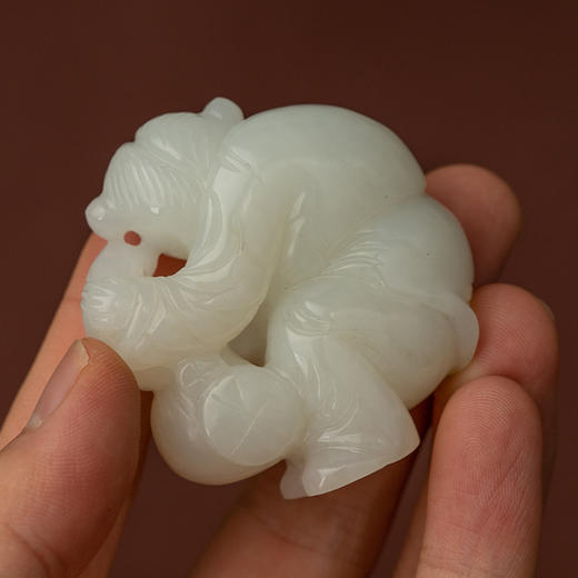 玉雕童子葫芦挂饰 商品图1