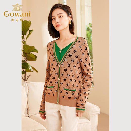 乔万尼秋季新品毛针织衫假两件设计上衣ET3M750 商品图3