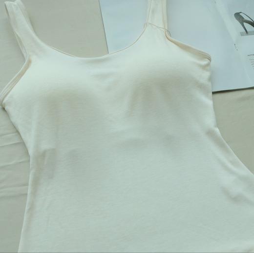 内衣一体式打底背心 桑蚕丝背心款&螺纹美背裹胸吊带款 商品图1