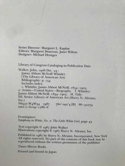 惠斯勒画集 110幅插图（55幅彩色） 精装大16开 商品图3