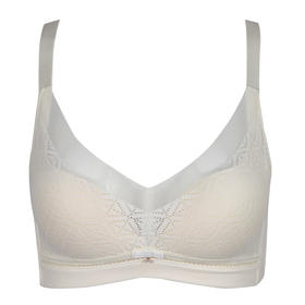 都市丽人少女三步优选AB杯调整型文胸锁边A:加厚B:中厚3/4杯少女文胸三排扣无钢圈LJ24B6