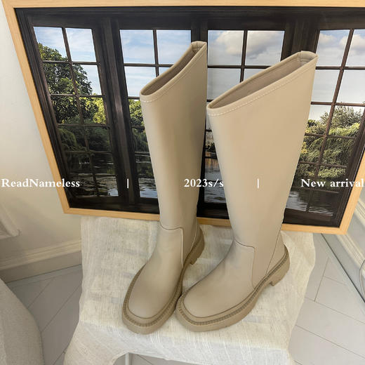 Read Nameless /三色筒靴 （显腿直 筒围大） 商品图4