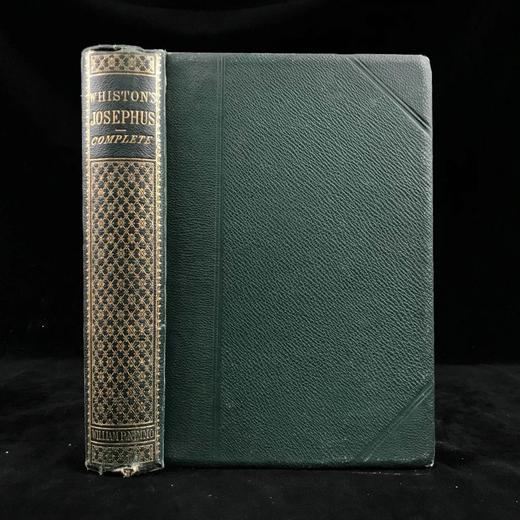 约19世纪后期 弗拉维奥·约瑟夫斯作品集 漆布精装18开 商品图0