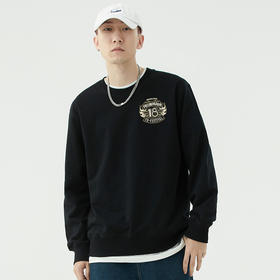 18周年英雄会A款毛圈款300g纪念圆领卫衣机车越野原创设计团队服 NMT-2027