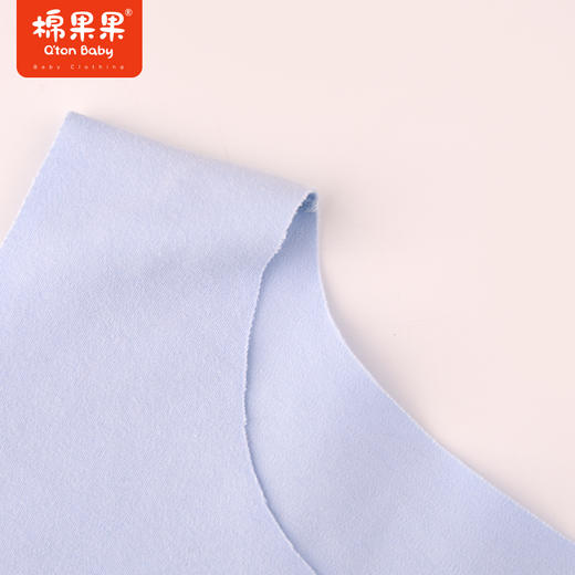 棉果果冬季新品内衣家居暖姜中大童3A抗菌140-160码中大童男童无痕背心M411170423727 商品图3