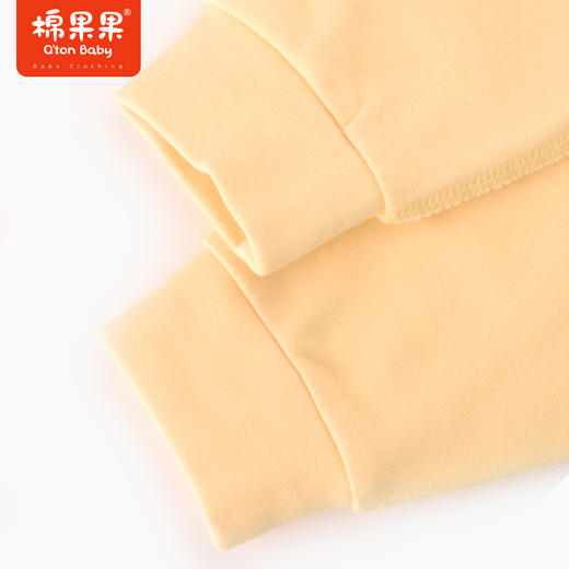 棉果果冬季新品内衣家居中小童80-130码3A抗菌暖姜套头套装M421302423714 商品图3
