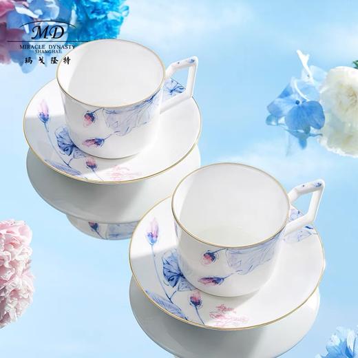 【春上新】10楼玛戈隆特4头香奈直身咖啡杯碟-荷莲盛宴  吊牌价：899元 活动价：629元 商品图1