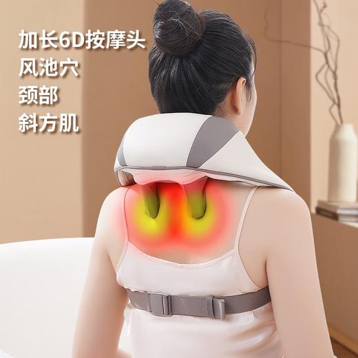 美仕达（Misida）肩颈按摩器斜方肌按摩仪颈部肌肉放松腰腿按摩器教师节礼物 按摩器颈椎6D仿人揉捏 商品图6