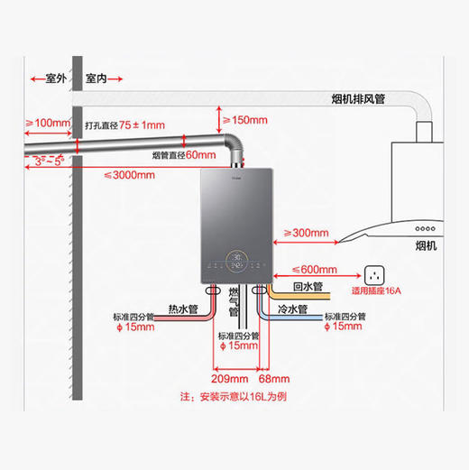 海尔（Haier）热水器JSQ25-13YQ7BVU1 商品图6
