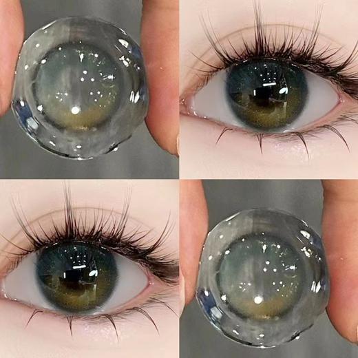 leenscolor 碎钻泪光 14.5mm 年抛两片装 abu实拍试色 商品图1