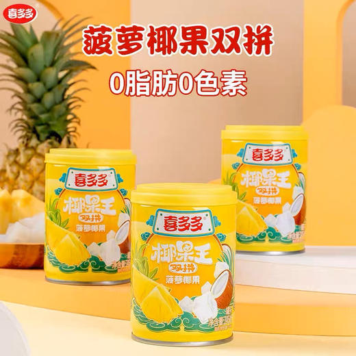 喜多多菠萝椰果罐头245g 商品图3