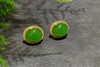 【御珠宫坊】金镶碧玉耳钉 商品缩略图3