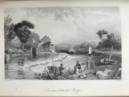 1871年 司各特《红铁手骑士》 约5幅版画插图 漆布精装32开 商品图9