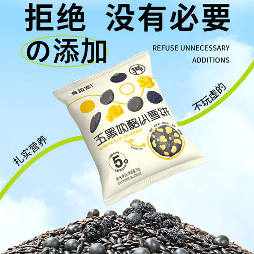 食验室五黑奶酪小雪饼 商品图1