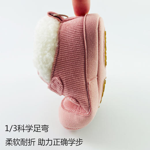 英氏女宝步前鞋软底灯芯绒布鞋23秋冬新款婴儿学步鞋YFXHJ4P198A 商品图3