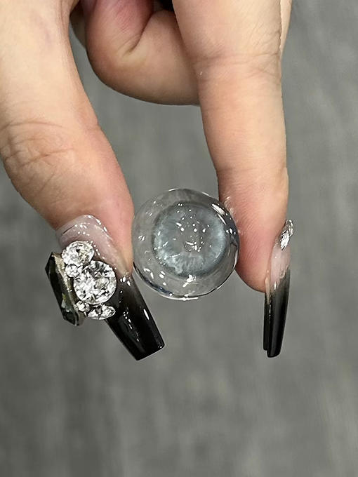 lvycon 蓝眼泪光 年抛 两片 14.2mm 参考着色 13.3mm 基弧 8.6 含水 38% 韩国进口 商品图5