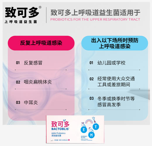 ² 买4送2【欧洲原装进口小象致可多益生菌】DSM34540专利菌 每片含10亿cfu 草莓味 口中融化 20片/盒 HM02-CRMM-YS【小象店庆专场】 商品图2