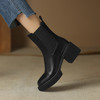 黑色厚底显瘦靴，粗跟靴子短靴YT-958-16 商品缩略图4