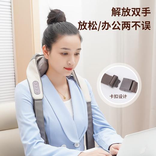 美仕达（Misida）肩颈按摩器斜方肌按摩仪颈部肌肉放松腰腿按摩器教师节礼物 按摩器颈椎6D仿人揉捏 商品图0