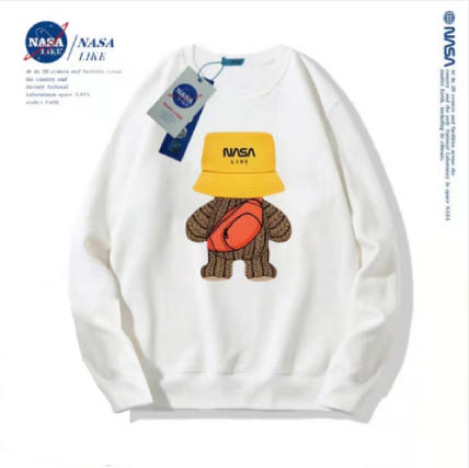 【99元任选3件】NASA LIKE 秋冬全棉卫衣 黑白经典 款式百搭 8款可选，黑色请拍大一码！ 商品图10