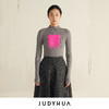 JUDYHUA 毛毡针织小高领 商品缩略图0