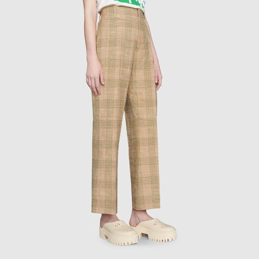 GUCCI 古驰 女士镂空G防水台拖鞋 白色 663577 JFB00 9022 商品图3