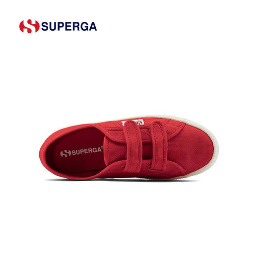 【2026新春专享】SUPERGA童鞋舒适透气魔术贴S00CCT0W2U基础款低帮男女童帆布鞋女（瑕疵品不退不换） 商品图1