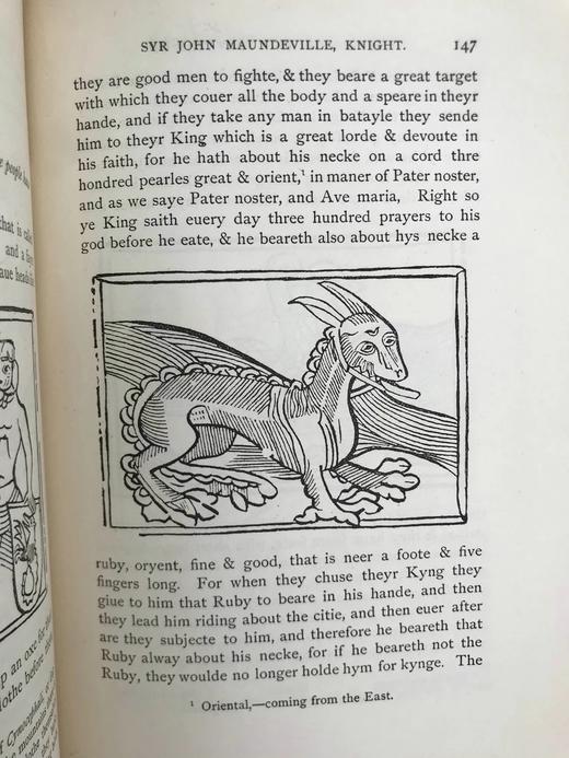 1887年 曼德维尔游记 数十幅插图 漆布精装18开 商品图12