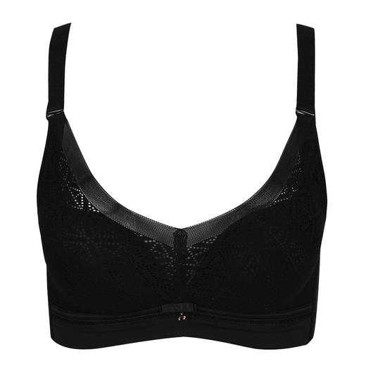 都市丽人少女三步优选AB杯调整型文胸锁边A:加厚B:中厚3/4杯少女文胸三排扣无钢圈LJ24B6 商品图3