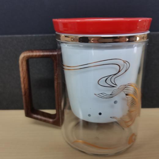 国潮茶水分离玻璃杯 商品图0