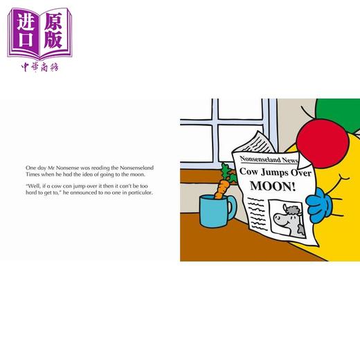 【中商原版】奇先生妙小姐 月球漫游Mr. Men Little Miss Trip to the Moon英文原版 儿童故事书绘本图画书亲子读物 进口童书 商品图2