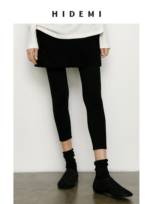 HIDEMI 美利奴超细羊毛弹力收身显瘦针织打底裤legging 商品图5