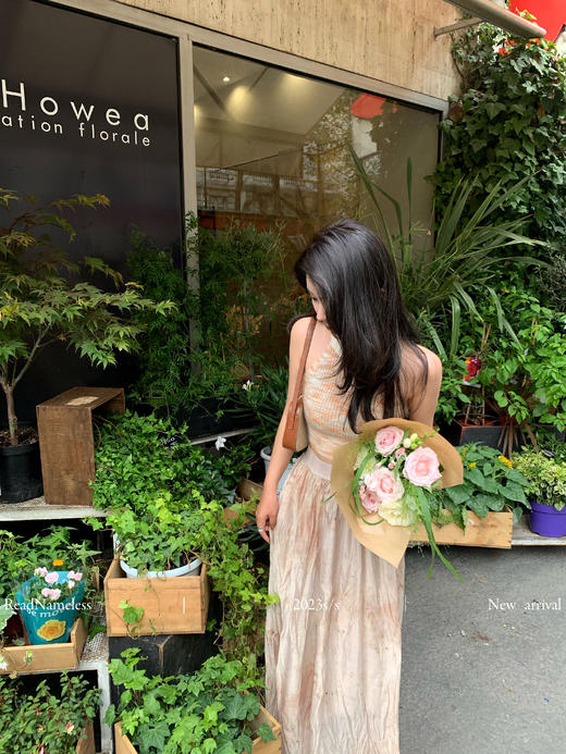 Read Nameless /肉粉来塞尔长开衫+晚霞针织背心+法式点染肌理裙 商品图6