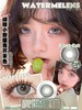 watermelens 半年抛 狼人传说&厌世狸猫 灰褐/绿 14.2mm  含硅水凝胶 商品缩略图4