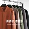 【一口价】【丝光棉100%】【新款DK】大依优型大码长袖Polo衫全棉翻领加肥加大肥佬休闲商务宽松透气上衣秋装 商品缩略图3