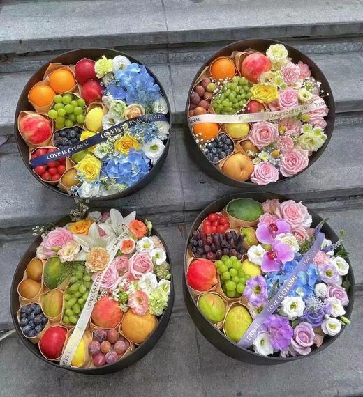 水果花盒（应季水果以及花材随机） 商品图0