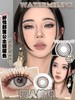 watermelens 半年抛 狼人传说&厌世狸猫 灰褐/绿 14.2mm  含硅水凝胶 商品缩略图0
