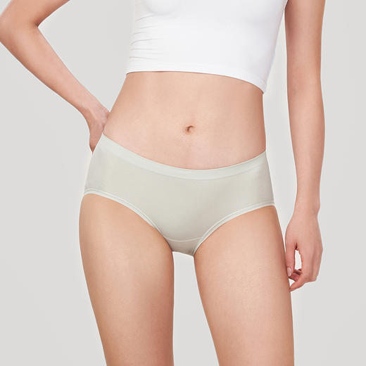都市丽人基础系列无缝面料一体美臀平角女士内裤低腰平角裤LK35N5 商品图1