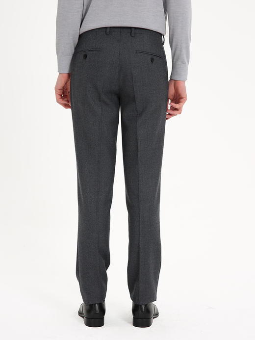 callisto熔岩灰全绵羊毛西裤 FTBWP069T 商品图2