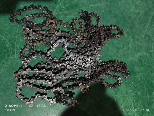 【货号05446】库存处理二手8-9成新链条6寸电链锯链条单手锯链条伐木锯锯条 商品图1