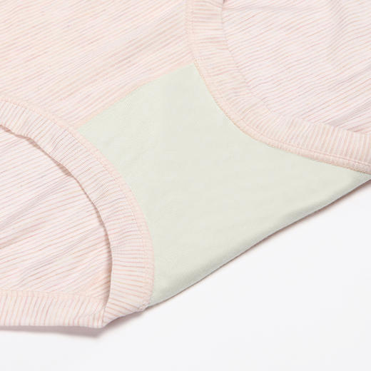 都市丽人健康系列人棉色纱宽版包覆平角女士内裤中腰平角裤LK35M9 商品图6